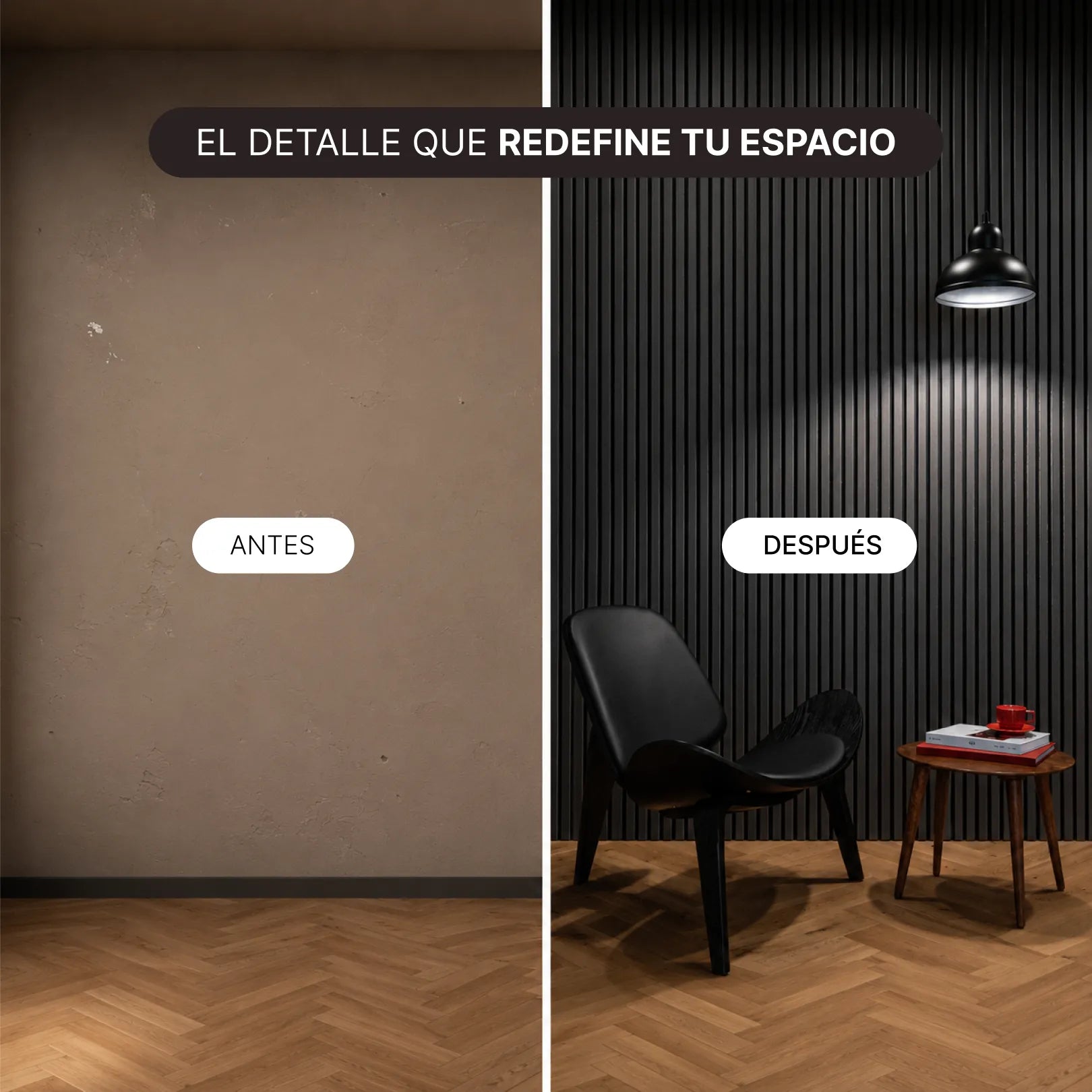 Carbono  | Caja con 2 Paneles | 3m x 60 cm