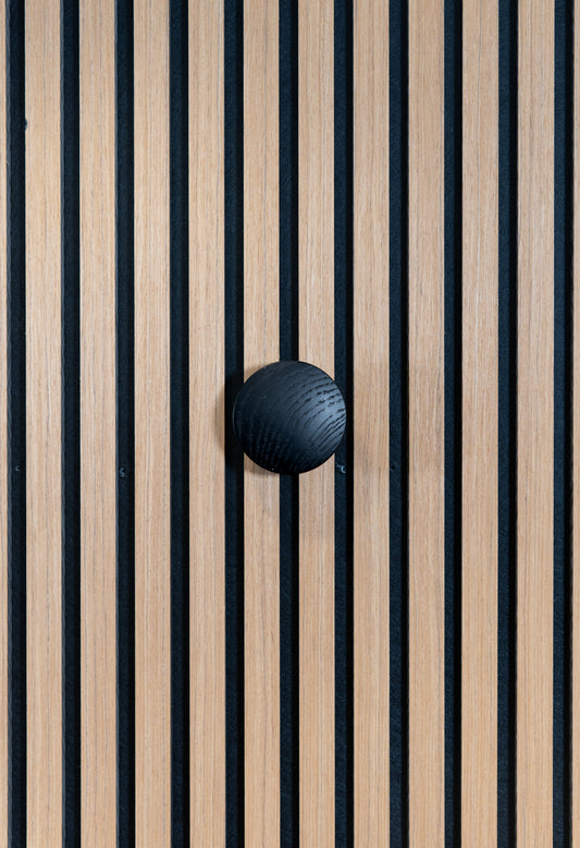 Colgador de pared nudo Negro