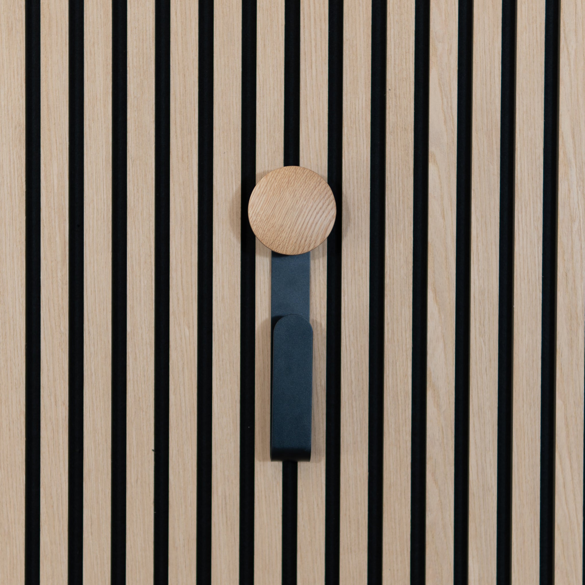 Colgador de pared largo roble natural 30 cm