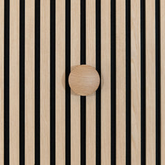Colgador de pared nudo Roble Natural
