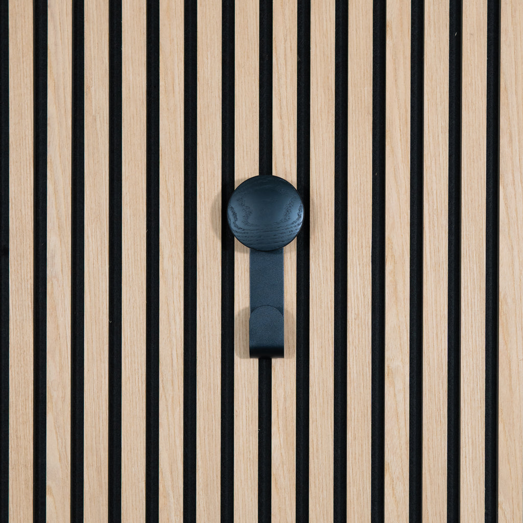 Colgador de Pared Corto Negro